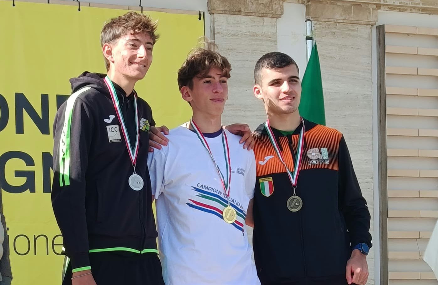 PODIO-GROTTAMMARE MARCIA, GROTTAMMARE, GAETANO MUNAFO' TERZO AI CAMPIONATI ITALIANI JUNIORES